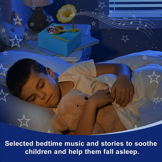 Phonograph Story Music Player with 96 Cards-Children's Educational Party Birthday Xmas Gifts