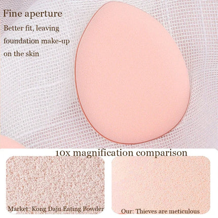 6/10Pcs Mini Finger Puff Foundation Small Air Cushion Powder Sponge Face Concealer BB Cream Cosmetic Applicator Makeup Tools