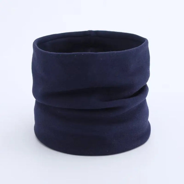 Unisex Pure Cotton Neck Warmer for Outdoor Sports Autumn Winter Warmth And Windproof Solid Color Versatile Neck Scarf for Men...