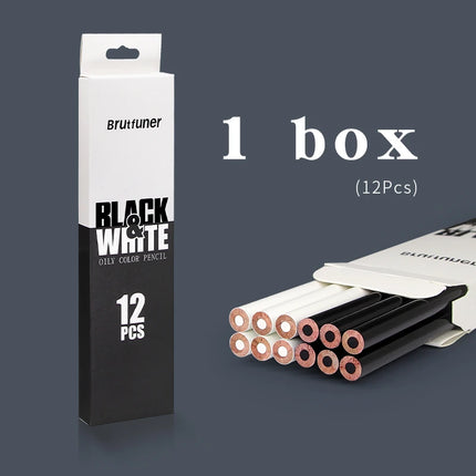 Brutfuner 48/72/120/150/160/180Colors Pencils Professional Oil Wood Soft Watercolor Pencil For School Draw Sketch Art Supplies