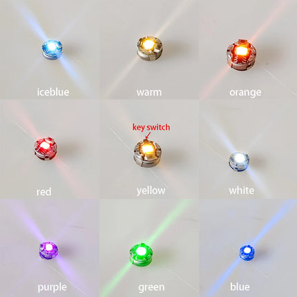 Mini Super Brightness Key Button Lamp Led Single Lights Diy Micro Scene Layout Illumination Materials Diorama Accessory 1Pcs