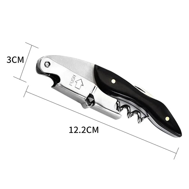 Free Personalised Corkscrew Engraved Wine Opener With Holster Wood Handle Bottle Opener Fathers Day Birthday Gifts Man Present