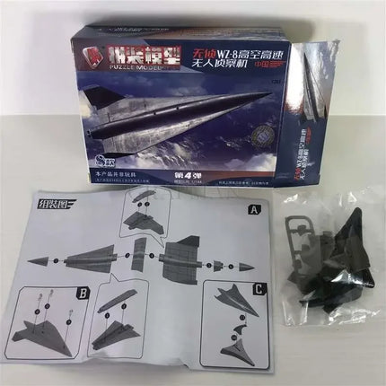 1Pcs 1/144 4D Assembly Airplane Mi24 Helicopter FC-1 J10 US Thunderbolt Fighter Reconnaissance Plane Transporter Military Toy