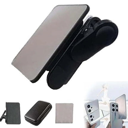 Smartphone Camera Mirror Reflection Clip Kit Mobile Phone Reflection Camera Clip Selfie Reflector Mobile Phone Shooting Supplies