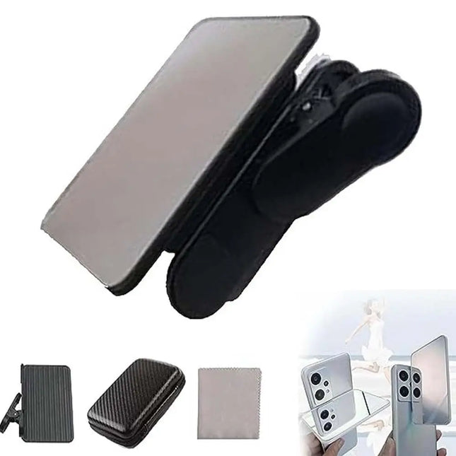Smartphone Camera Mirror Reflection Clip Kit Mobile Phone Reflection Camera Clip Selfie Reflector Mobile Phone Shooting Supplies
