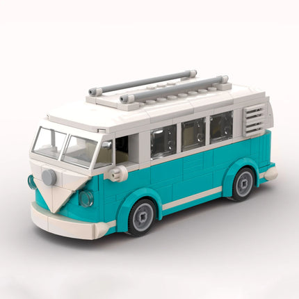 T1 Camper Van Building Blocks 309pcs - Technical Model