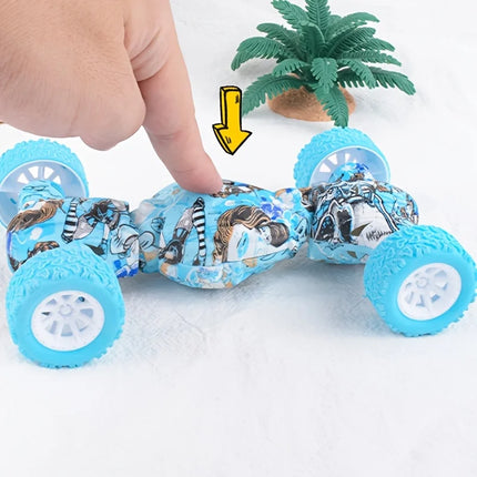 Inertial off-road vehicle dual spring toy car, suitable for climbing stunts, parties and educational entertainment