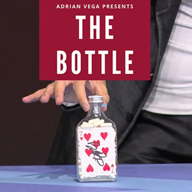 The Bottle by Adrian Vega Magic Tricks Signed Card Appearing in Sealed Bottle Magic Props Close-up Illusions Gimmicks Mentalism