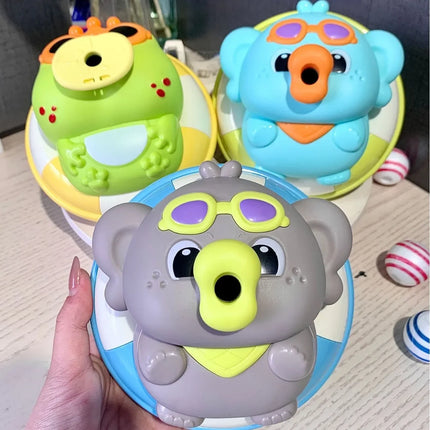 Fun Electric Elephant Sliding Car Suspension Ball Automatic Obstacle Avoidance Music Sound and Light Interactive Children's Toy