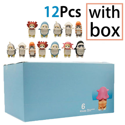Sonny Angel Mofusand Cats Blind Box Hippers Action Figures Cute Mysterious Toy Doll Gift Child Decoration Co Branded Collect