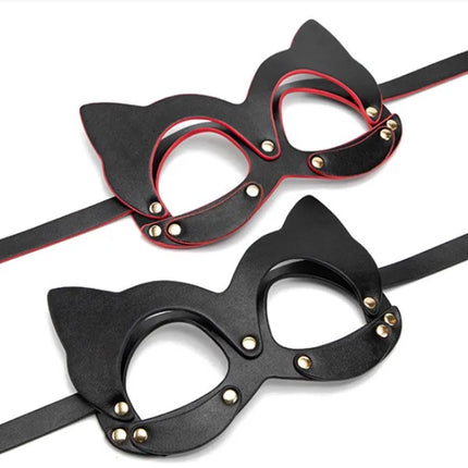 Sexy Cat Eye Mask  Role Play Lingerie Gear for Women Mysterious Bedroom Adult Toy Couple's Game MK-0007