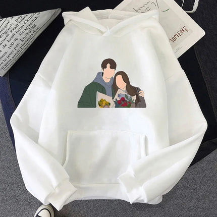True Beauty Kdrama Printed Sweatshirt Kawaii 2025 Autumn Winter Women Hoodies Sweatshirt Harajuku Cartoon Women Clothing