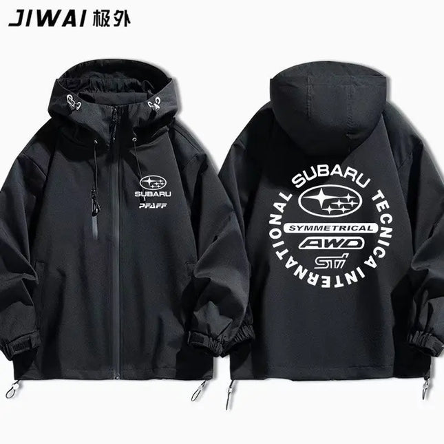 Subaru printed STI racing products, autumn and winter casual jacket fan clothing, men's and women's assault jackets