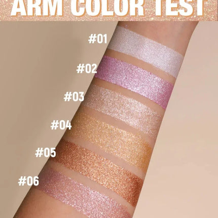  Liquid Highlighter Starlight Liquid Fine Sparkle for Face Body Long-Lasting Glow for Stage Festival & Photography Makeup