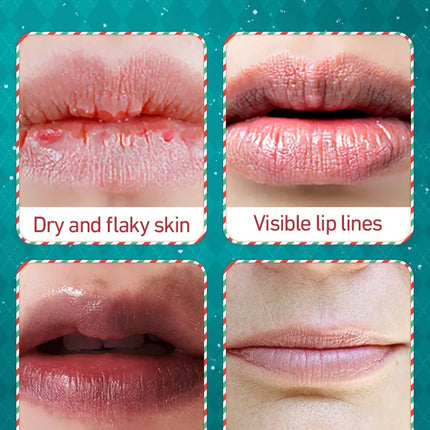 3/4pcs SADOER Christmas Set Brightening Lip Balm Moisturizing Anti Cracking Hydrating Repair Nourishing Lipstick Skin Care