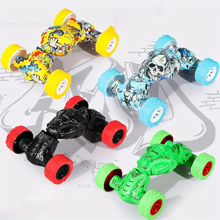 Inertial off-road vehicle dual spring toy car, suitable for climbing stunts, parties and educational entertainment