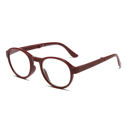 Folding Reading Glasses with Glasses Case Unisex Portable Lightweight Presbyopic Glasses Anti blue light Strength 1.0x ~ 4.0x