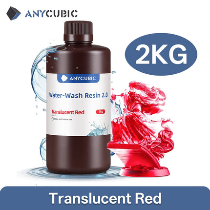 ANYCUBIC Water-Wash Resin For 3D Printer 405nm UV Resin Washable 3D Printer Resin For DLP LCD 3D Printing Material