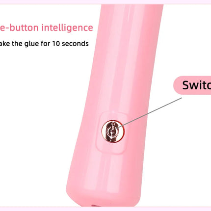 Portable Eyelash Glue Shaker USB Electric Wake-up Device for Nail Polish Tattoo Ink Pigment Liquid Shaking Machine Eyelash Tools