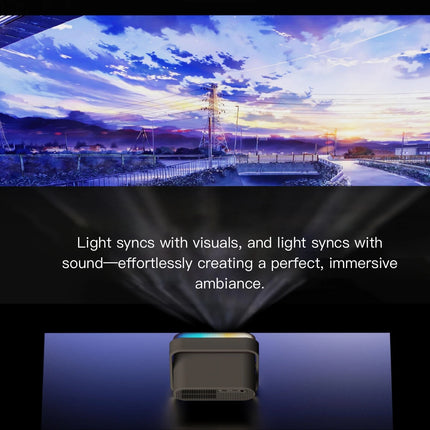 Salange P40 4K Projector WiFi 6 Bluetooth 5.4 6D Auto Keystone Smart Android Portable Home Theater Outdoor Movie Projector