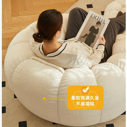 Lazy Sofa Sofa Chair balcony Leisure sleep Sofa living room sofas Modern easy chair small Sofa with Stool Bedroom Furniture