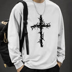 Cross white / XXL / China Mainland