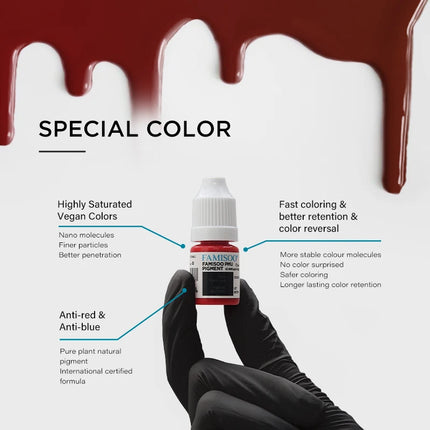 Lip Pigment Permanent Makeup Tattoo Ink Microblading Tattoo Makeup Eyebrow Eyeliner Professional Micropigment Ink Micro Supplies