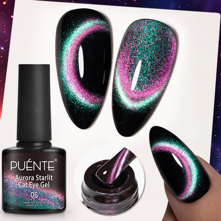 7.5ML Amber Moonlight Cat Magnetic Gel High Glossy Luxury Coffee Series Cat Eye Gel Soak Off UV Semi-Permanent Nail Art Varnish
