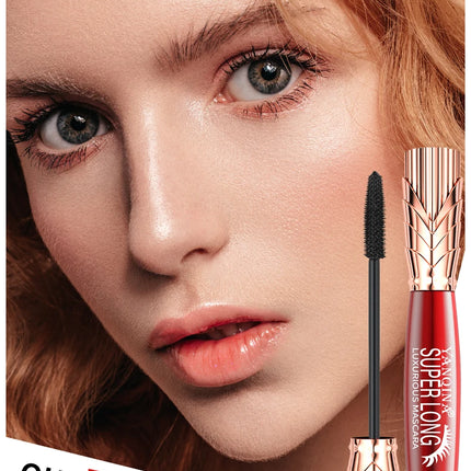 4D Silk Fiber Lash Mascara 2 In 1 Mascara Waterproof Lengthening Cosmetics Eye Mascara Ship Lashes Curling Thick Eye Makeup