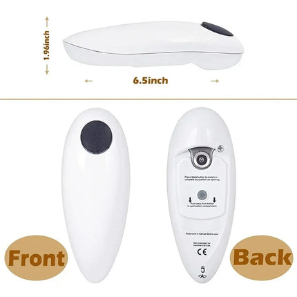Electric Can Opener, Automatic Restaurant Bottle Opener, Battery Operated, Handheld Jar Can Tin Opener, Kitchen Accessories