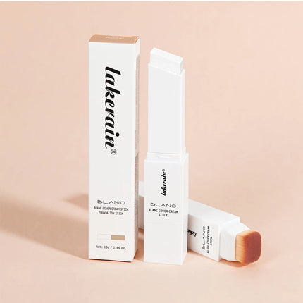 Foundation Stick Color Changing Foundation Detachable Brush Blanc Cover Cream Stick High Coverage Smoothly Blending Base Makeup