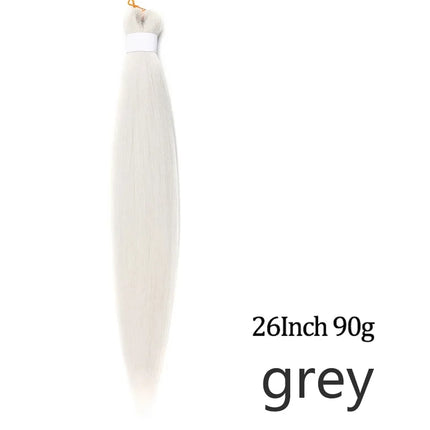 Pre-stretched long braided hair 26-inch crochet braided hair synthetic African Ombre giant Xpression braided hair