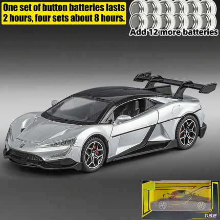 1:32 BYD Look Up U9 Pure Electric Performance Supercar Alloy Diecast Model Car Car Central Control Display Ornaments Decorations