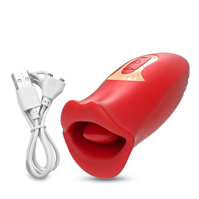 Powerful Licking Vibrator for Woman Tongue Sucking Clitoris Stimulator G Spot Sucker Oral Nipples Massager Sex Toys for Adult