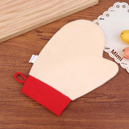 Body Lotion Glove Self-Tanning Mitt Double-Sided Prevents Sticky Hands Applicator Quick Dry Flocking Glove Makeup Applicator