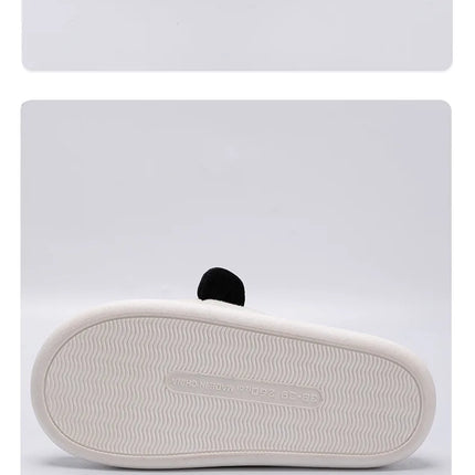 Home Slippers Panda Cat Women Summer Cute Linen Couples Indoor House Non-Slip Thick Funny Sandals Cartoon Kawaii Shoes 2025 New