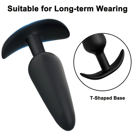 3 Different Size Anal Plug Soft Silicone Anal Butt Plug Stimulator Adults Sex Toys for Men/Women Prostate Massager Anal Trainer