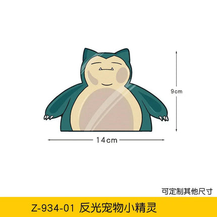 Pokemon Pikachu Gengar Eevee Squirtle Figure Creative Anime Car Stickers Decoration Cute Accessories Gifts For Friends
