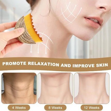 Face Lymphatic Drainage Massager Brush for Contouring Dry Brushing Chin Sculpting Skin Relief And Fatigue Reduction Tool