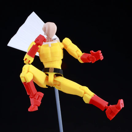 9L3D Multi-joint Articulated Anime Figures Saitama Kenshiro One Punch Man Fist North Star Chainsaw Man Dummy 13 Collectible Toys