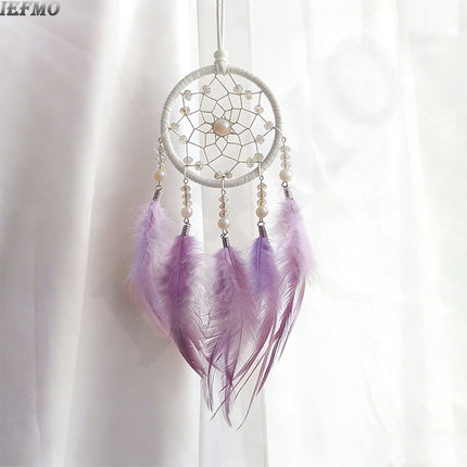 Creative Car Pendant Dream Catcher Forest Feather Wind Chime Decoration Valentine's Day Gift Girly Birthday Gift Home Decor