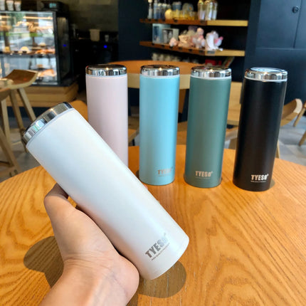 Tyeso Mini Vacuum Flasks 304 Stainless Steel Vacuum Insulated Water Bottle Lightweight Compact Travel Mug for Outdoor Office