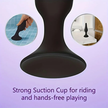 4pcs Silicone Anal Training Set - Soft, Non-Woven Fabric Perfect for Beginners & Advanced Players, Anal Butt Plugs for Men Women