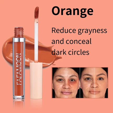 New 2.5ML Liquid Concealer Full Coverage Cover Spot Acne Foundation Cream Face Makeup Dark Circles Tinted Shades Concealer