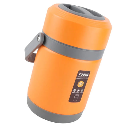 2L Portable Thermal Cooker Pot 304 Stainless Steel Food Containers  Constant Temperature Heat Preservation Lifting Pot