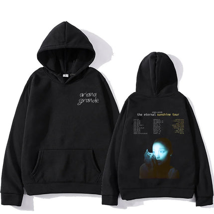 Ariana Grande Eternal Sunshine Tour Hoodies Men Women Retro Aesthetic Fashion Sweatshirt Casual Pullover Loose Trendy Streetwear