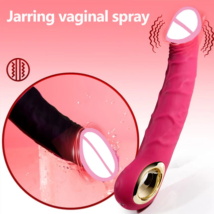Realistic Dildo Vibrator G Spot with Female Stimulator Big Penis Anal Plug Adult Man Real Penis Sex Toys for Women 10 Modes