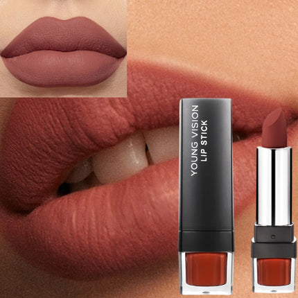 YOUNG VISION Matte Mist 12 Color Lipstick Velvet Non stick Cup Moisturizing Lipstick