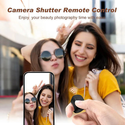 Mobile Phone Video Remote Control Button Mini Fingertip Ring Remote Control Blutooth 5.3 Scrolling Fingertip Controller Page