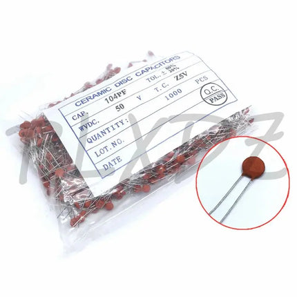 50pcs Ceramic capacitor 50V 1pF ~ 100nF 0.1uF 104 102 10NF 103 15NF 153 472 222 332 2 3 4 5 6 7 8 9 10 33 47 82 100 PF 22 47 NF